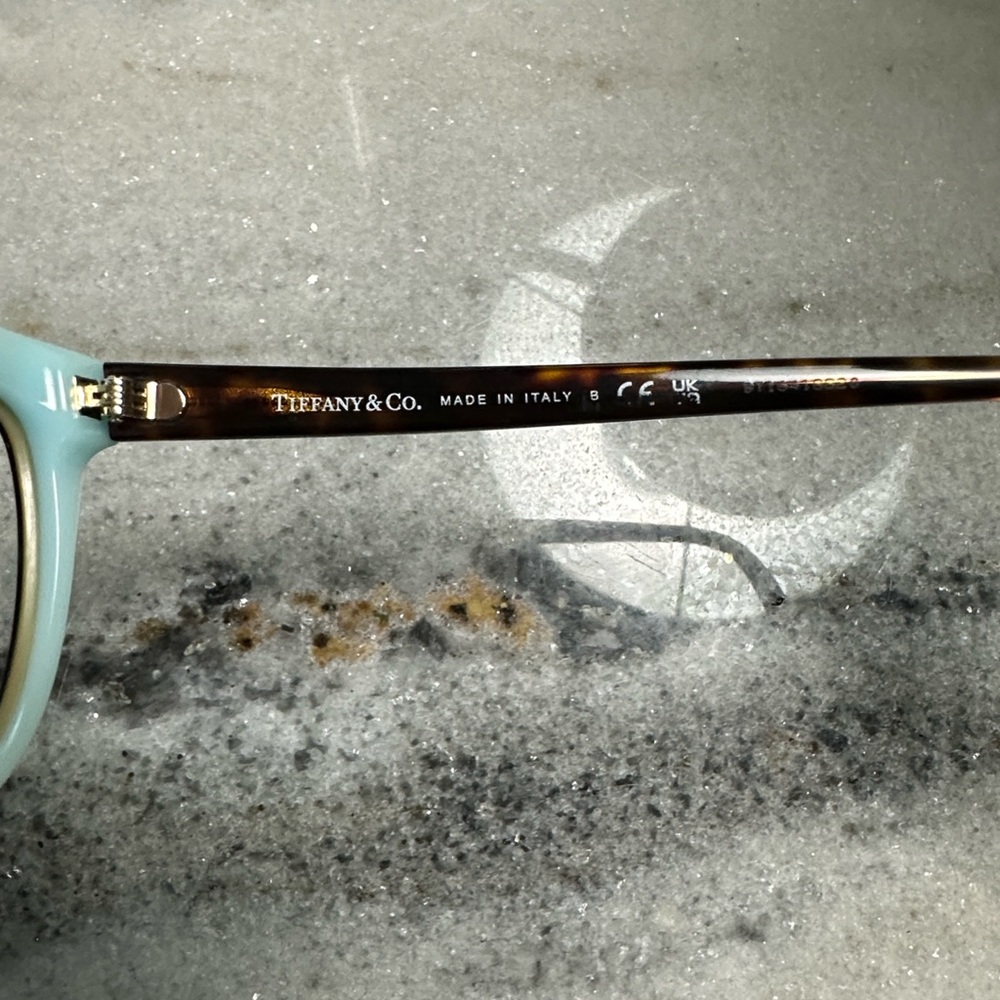 Tiffany & Co. Havana on Blue 54mm Glasses - Picture 4 of 10